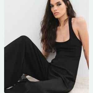 Zara Halter Wide Leg Jumpsuit zara 1058/624/800 Small NWT